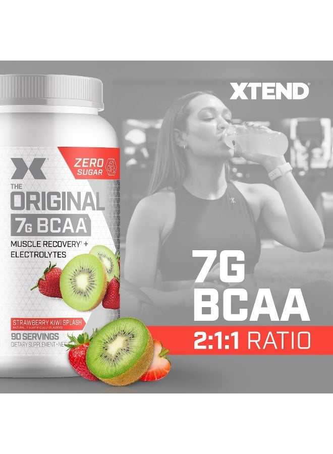 XTEND Original BCAA Powder, Sugar Free Post Workout, Muscle Recovery, Drink With Amino Acids 7g BCAAs, For Men And Women, Strawberry & Kiwi Splash Flavor - 30 Servings - Image 3
