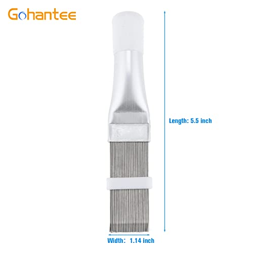 gohantee Air Conditioner Fin Comb, AC Condenser Fin Straightener Cleaner Evaporator Radiator Fin Cleaning Tool - Image 5