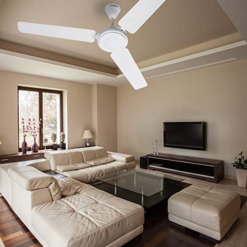 Crompton HS Plus 1200 mm (48 inch) High Speed Energy Efficient 53W Ceiling Fan (Opal White) - Image 5