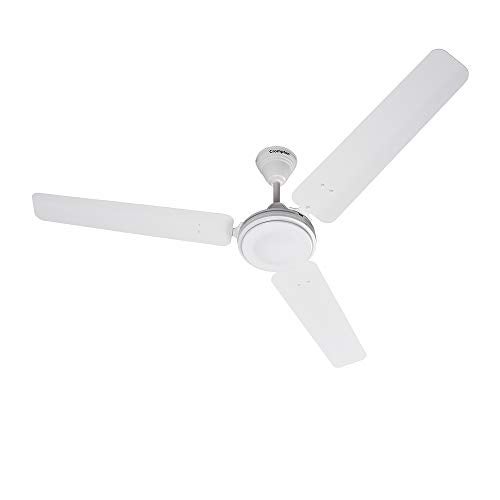 Crompton HS Plus 1200 mm (48 inch) High Speed Energy Efficient 53W Ceiling Fan (Opal White) - Image 1