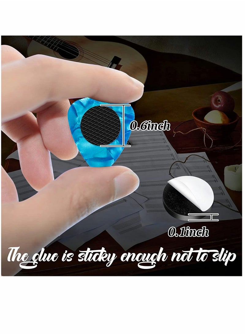 Grips, Picker Grip, Stop Dropping Your Guitar Picks Grips, Help You Hold Guitar Picks Tightly, Self Adhesive Guitar Picks Grips, for Guitar Picks, 20 Pack (Only Grips)  - Image 3