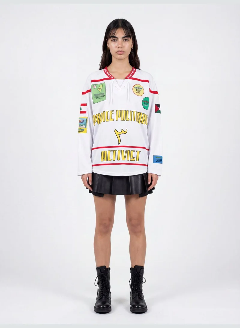 Activist Graphic Print Long Sleeve Jersey
