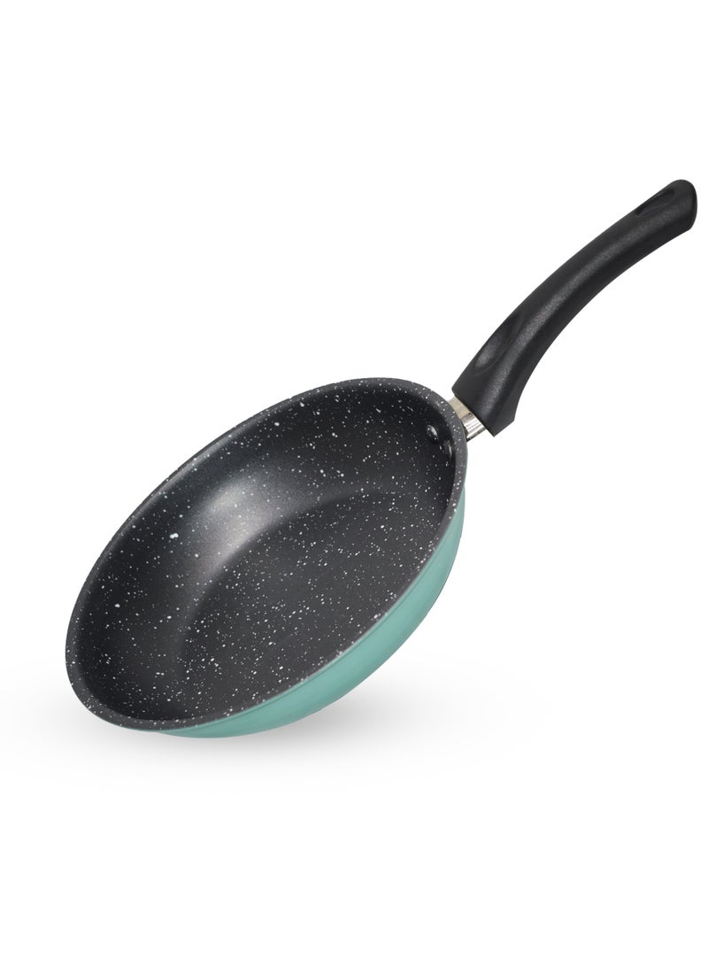 MORAL Non Stick Cooking Frying Pan (24 cm) With High-Performance, Ergonomic Frying Pan, Aluminum Frying Pan PFOA Free Nonstick Coating Cooking Pan - Image 1