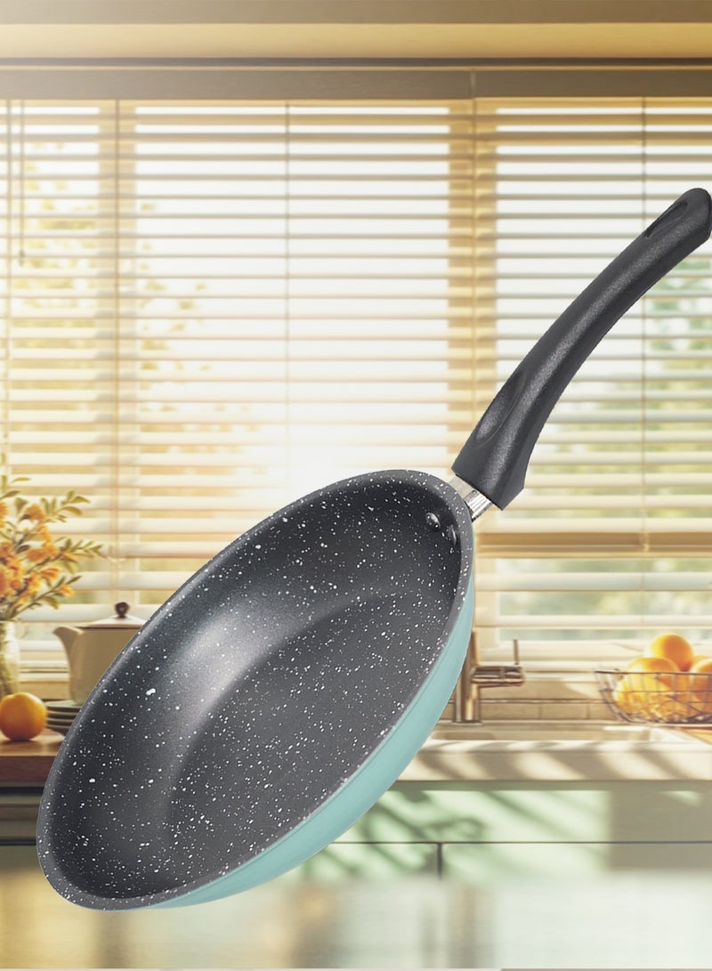 MORAL Non Stick Cooking Frying Pan (24 cm) With High-Performance, Ergonomic Frying Pan, Aluminum Frying Pan PFOA Free Nonstick Coating Cooking Pan - Image 5