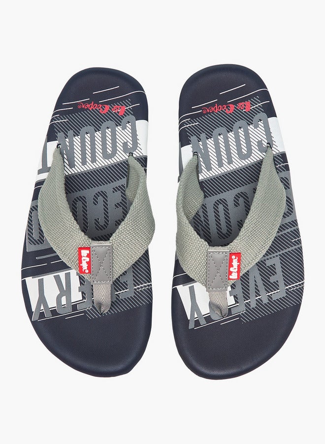 Lee Cooper Men Graphic Print Flip-Flops - Image 2