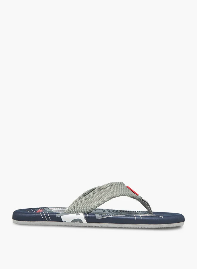 Men Graphic Print Flip-Flops