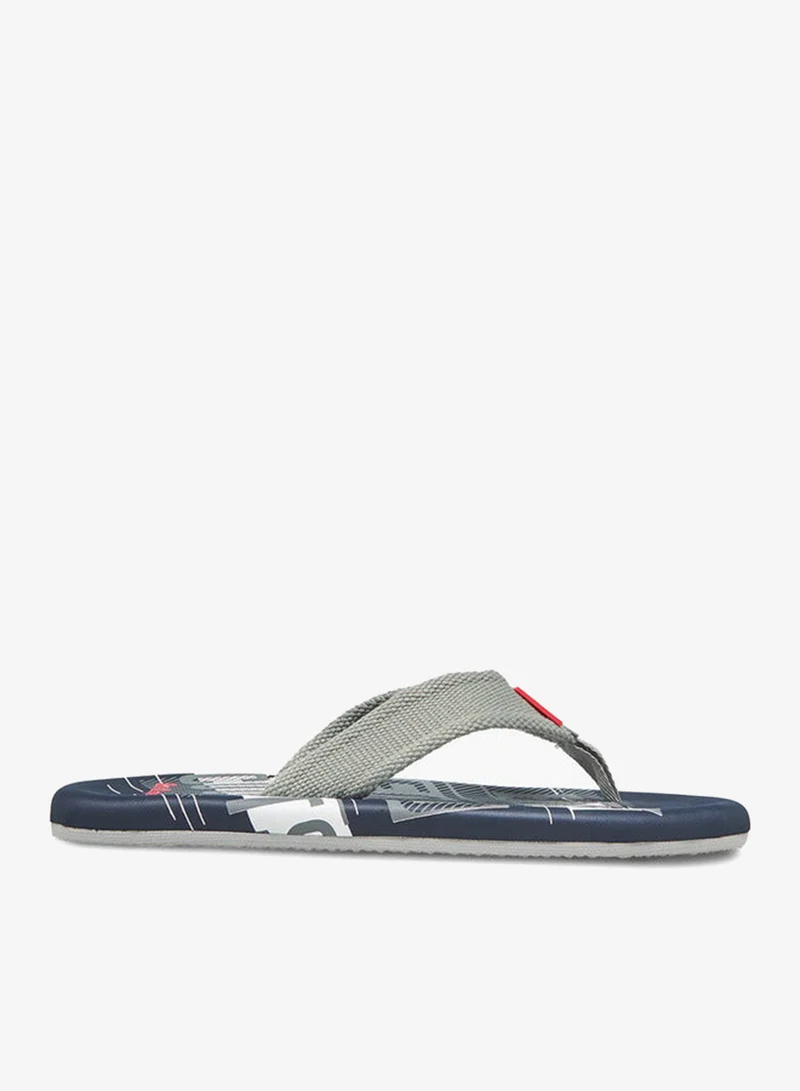 Men Graphic Print Flip-Flops