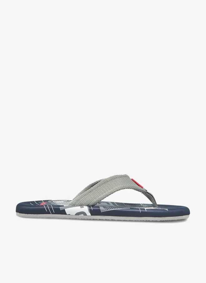 Lee Cooper Men Graphic Print Flip-Flops