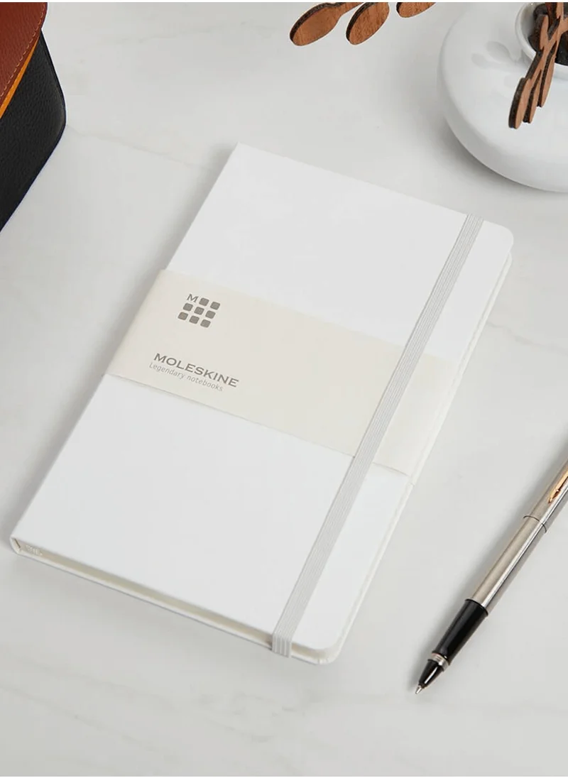 MOLESKINE Moleskine Classic Large Ruled Hard Cover Notebook -  White