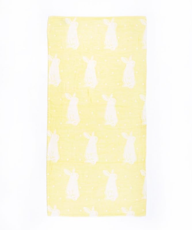 Doctor Towels Aloe Vera Baby Bath Bunny Towel, 60 x 120 cm, 300 GSM, Pack of 1 Baby Towels for Newborn, Soft Baby Towels for 0 to 2 Years (Sunny Bunny Yellow) - Image 5