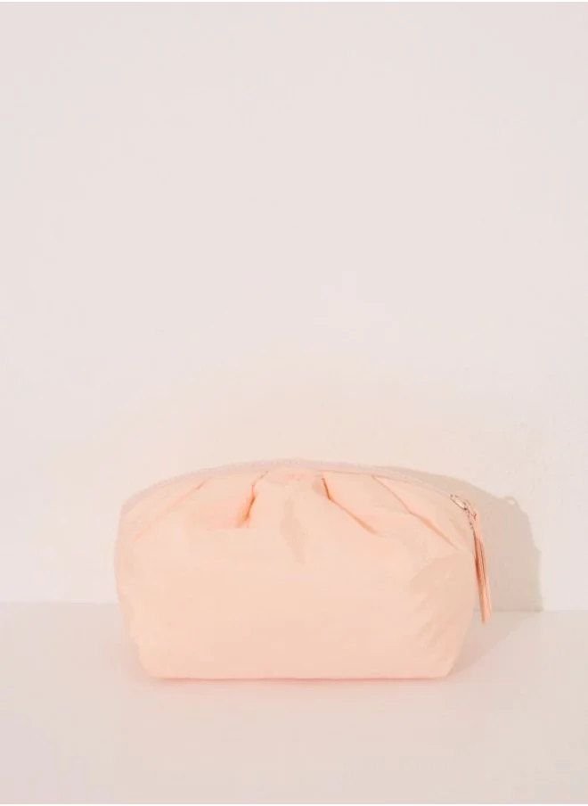 women'secret Medium orange nylon cloud vanity case