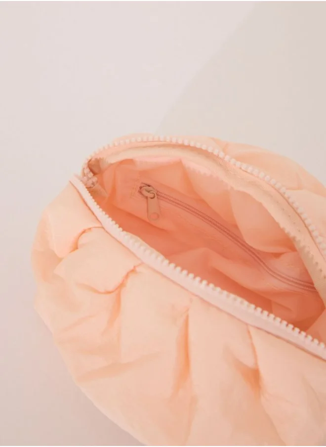 women'secret Medium orange nylon cloud vanity case