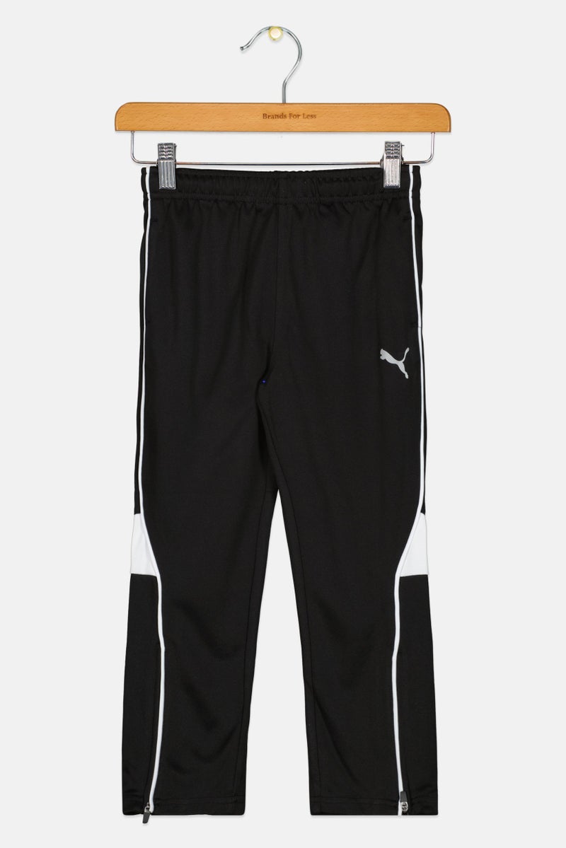 PUMA سروال رياضي للأطفال الأولاد مناسب للتدريب، أسود - Image 1