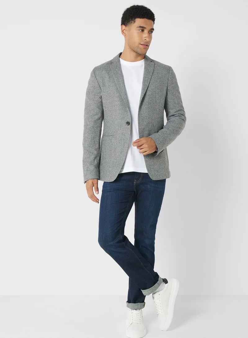 CALVIN KLEIN Tailor Flannel Blazer