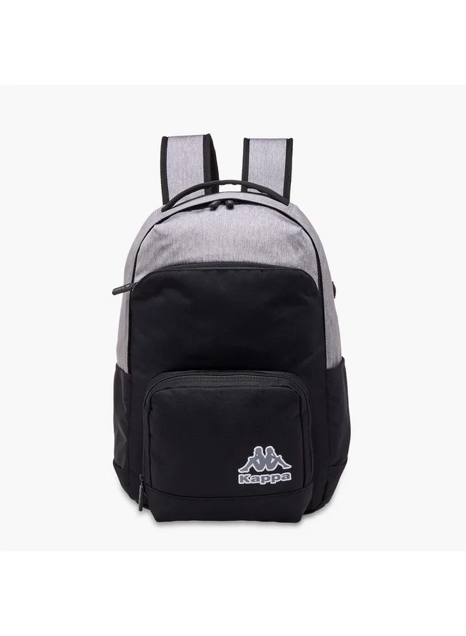 كابا Boys Logo Print School Backpack with Adjustable Straps and Zip Closure - 31x17x45 cm