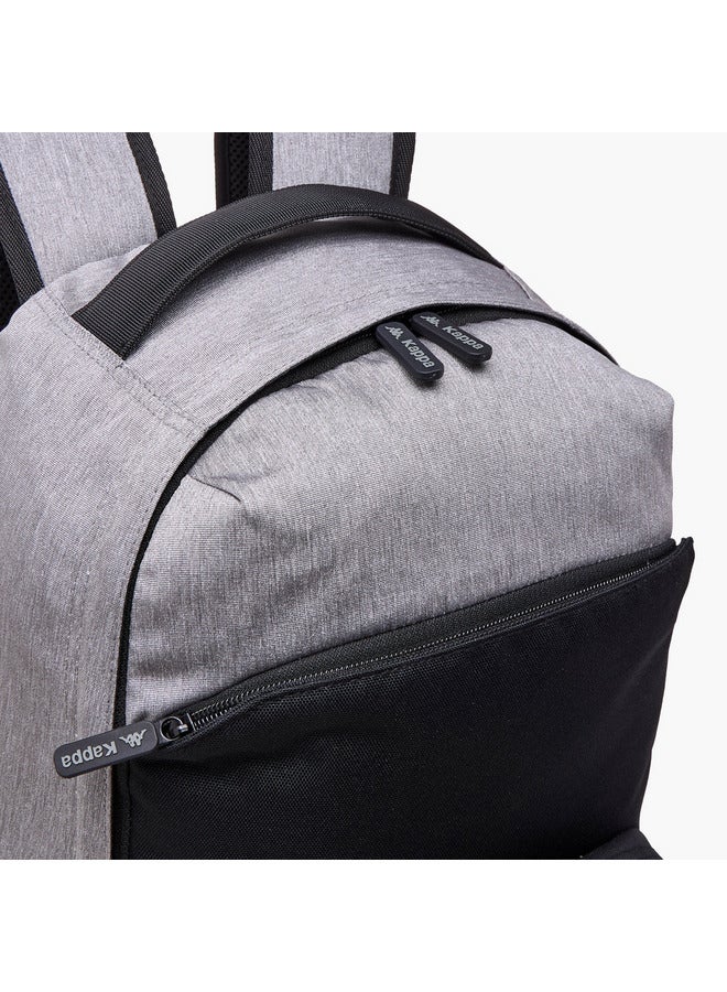 Kappa Boys Logo Print School Backpack with Adjustable Straps and Zip Closure - 31x17x45 cm - Image 5