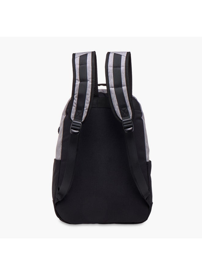 Kappa Boys Logo Print School Backpack with Adjustable Straps and Zip Closure - 31x17x45 cm - Image 4