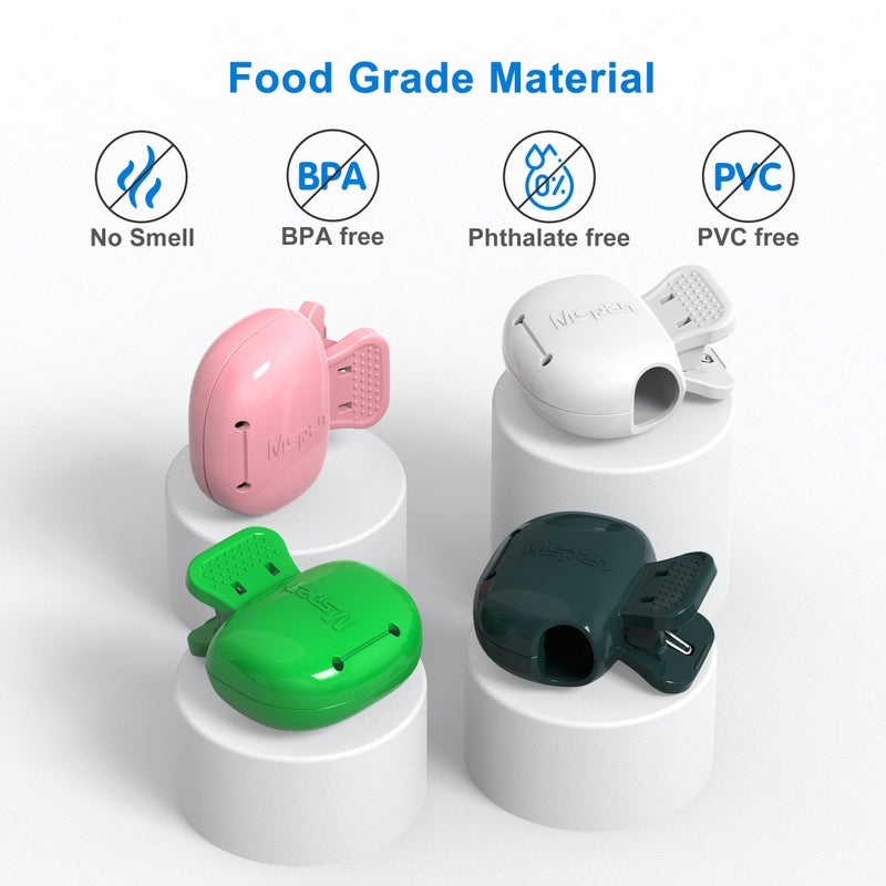 Mspan غطاء فرشاة الأسنان Mspan: واقي رأس الفرشاة كبسولات بلاستيكية لحقيبة السفر لفرشاة الأسنان اليدوية والكهربائية - 6 عبوات - Image 2