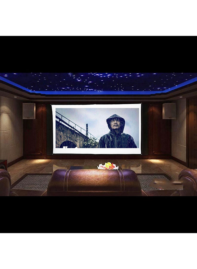 NIBEMINENT Diagonal Projection Screen White/Black - Image 2