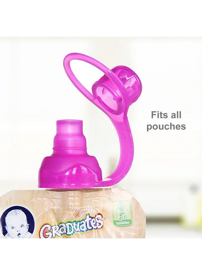 ChooMee Softsip Food Pouch Tops 4 Colors + White Case Prevent Spills And Protect Childs Mouth - Image 5