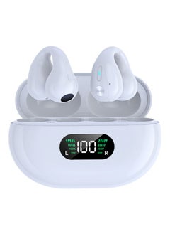 Letv Bluetooth Headset Gaming Sports Noise Cancelling Bone Conduction Clip-On Wireless Earbuds White  - Image 1