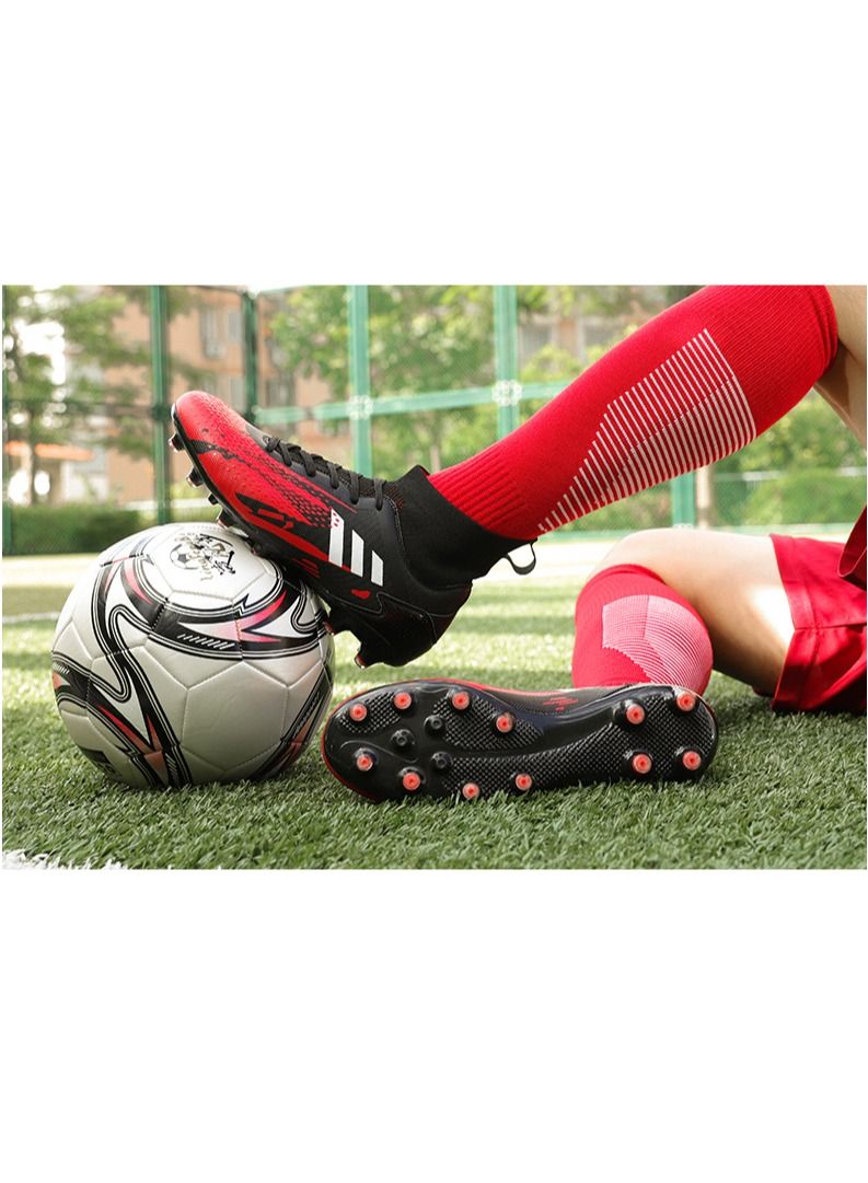 M MIAOYAN M MIAOYAN Fashion Spike High Top Training Match Football Shoes - Image 3