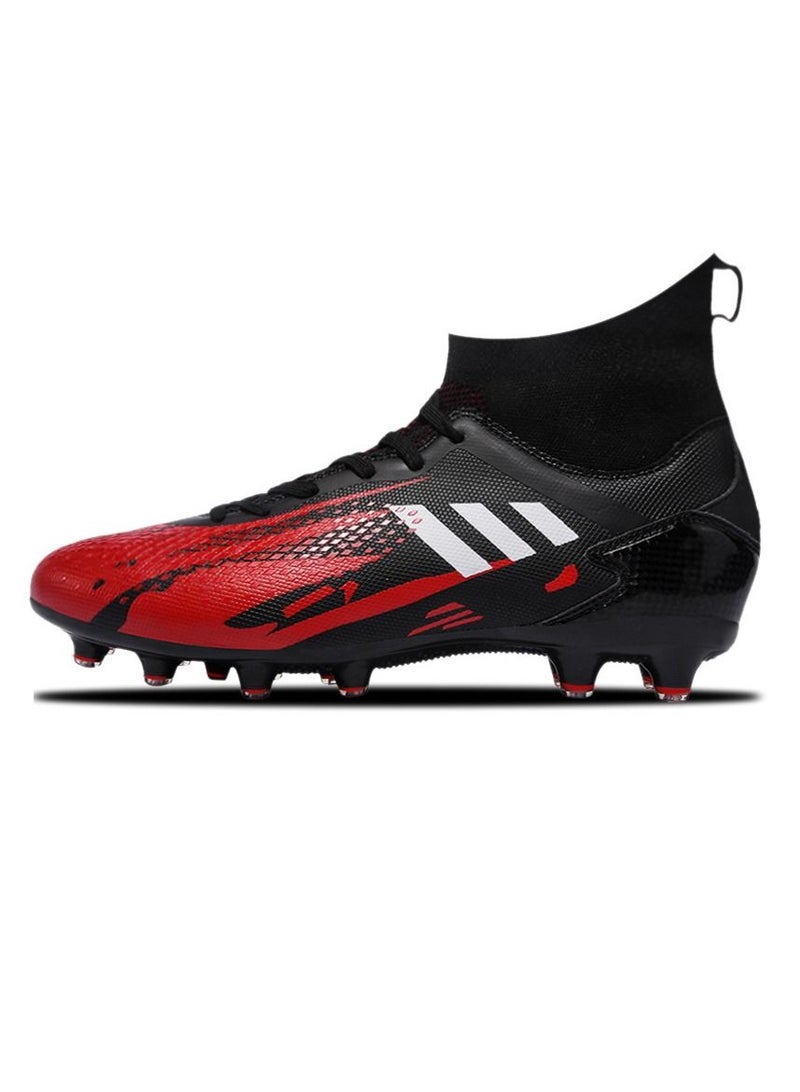 M MIAOYAN M MIAOYAN Fashion Spike High Top Training Match Football Shoes - Image 1