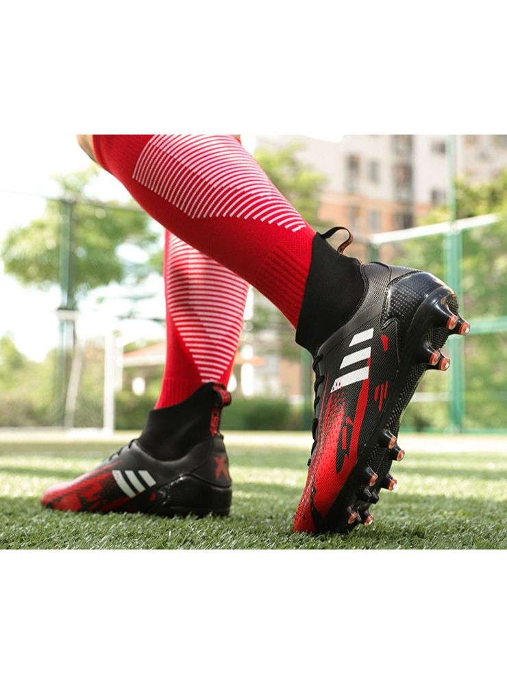 M MIAOYAN M MIAOYAN Fashion Spike High Top Training Match Football Shoes - Image 2