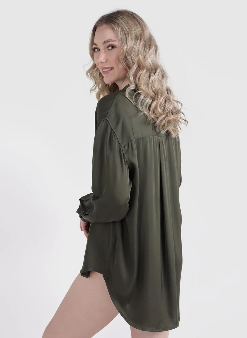 آري من امريكان ايجل قميص بأزرار من أعلى لأسفل