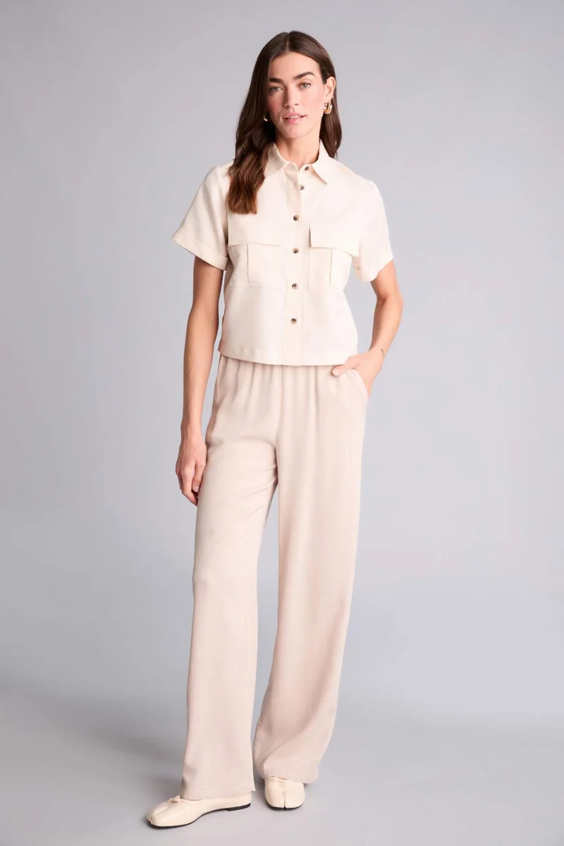 ديفاكتو Wide Leg Wide Leg With Pockets Belmando Trousers
