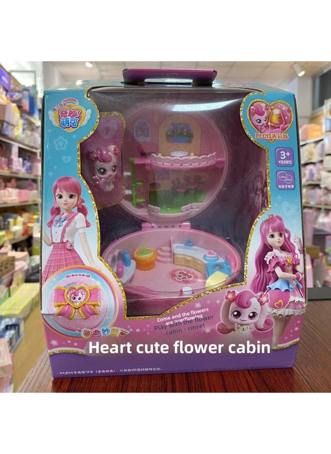 Wonderful Cute Fourth Season Talking Lucky Mermaid Love Warm Cute Magic Key Generation-Color:603404 Love Meng Can Flower Cottage  - Image 1