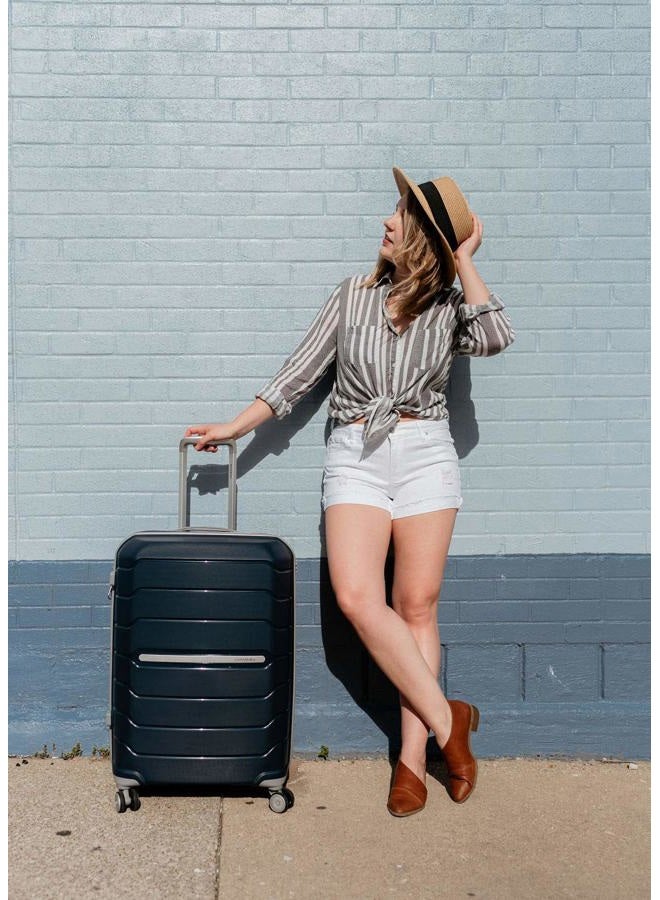 Samsonite Freeform Hardside Expandable Luggage, Navy, 2-Piece Set (21/28), Freeform Hardside Expandable Luggage - Image 2