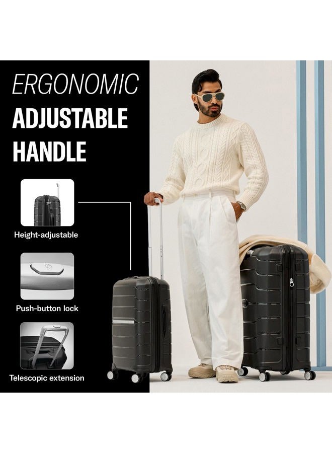 Samsonite Freeform Hardside Expandable Luggage, Navy, 2-Piece Set (21/28), Freeform Hardside Expandable Luggage - Image 4