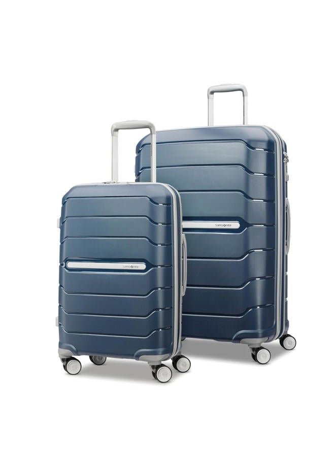 Samsonite Freeform Hardside Expandable Luggage, Navy, 2-Piece Set (21/28), Freeform Hardside Expandable Luggage - Image 1