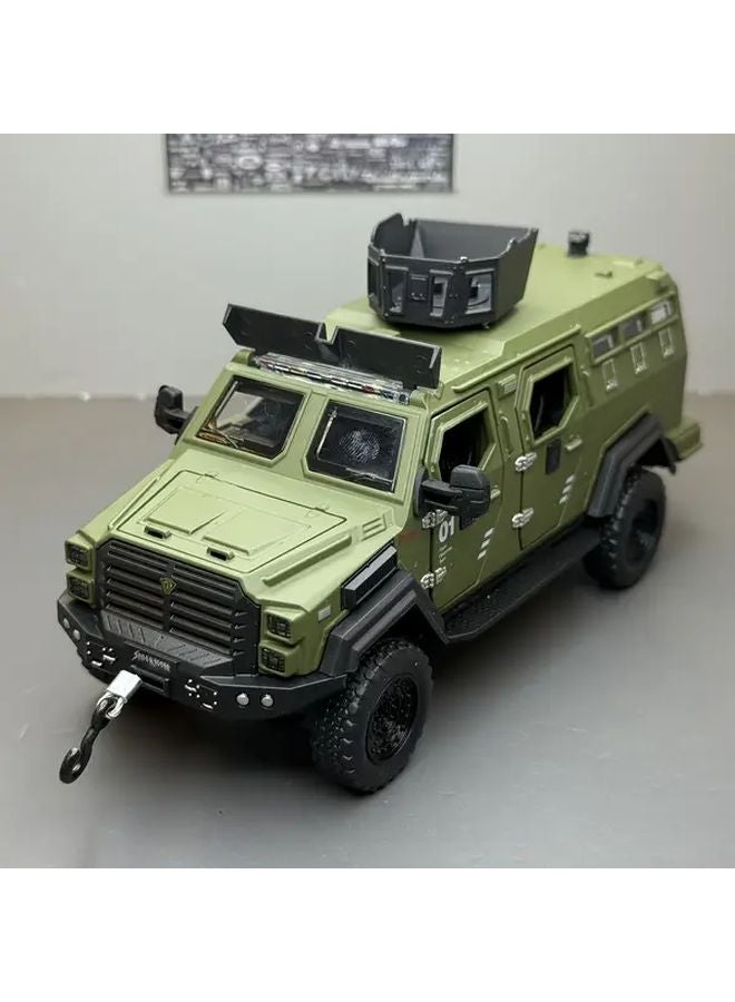 1 32 Scale Military Tank Model S005 Durable Collectible Army Vehicle Replica - Image 1