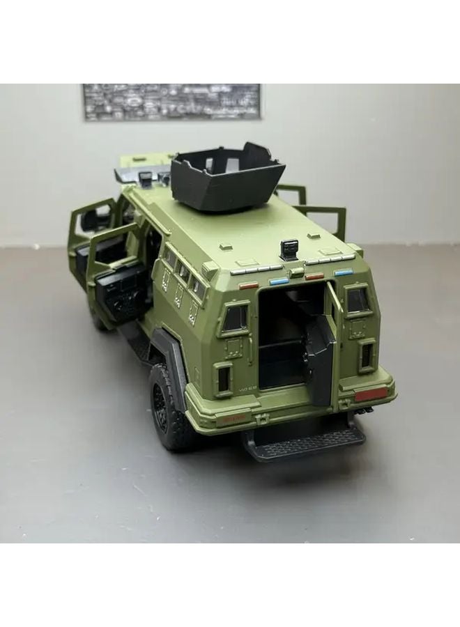 1 32 Scale Military Tank Model S005 Durable Collectible Army Vehicle Replica - Image 5