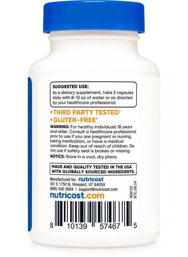 Nutricost Liposomal Glutathione Supplement 60 Capsules, 720 mg Per Serving - Vegan, GMO-Free, 30 Servings - Image 4