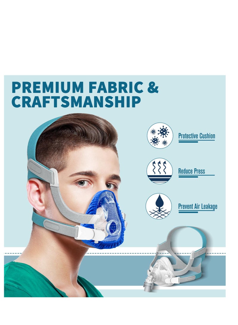 4 Pack Medium Mask Liners Compatible with Full Face Mask Cover, Soft and Leak-Free Experience. Silk Full Mask Cushions Pads Fit Medium Covers, Reduce Noisy & Red Marks - Image 4