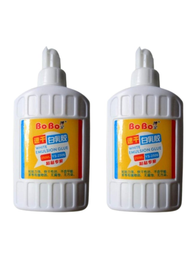 Bobo غراء مستحلب أبيض 250 مل - Image 1