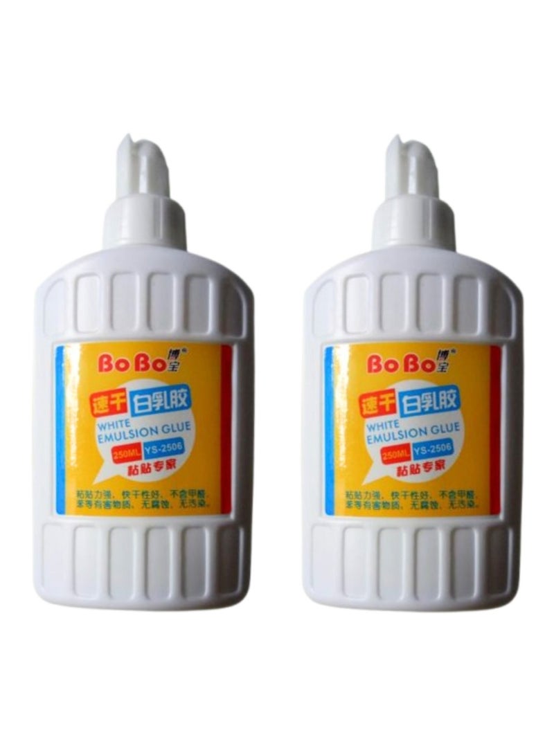 Bobo غراء مستحلب أبيض 250 مل - Image 2