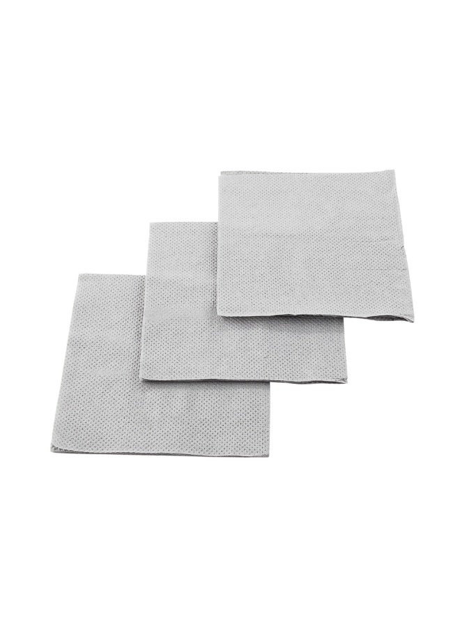 Restaurantware Luxenap 7.87 Inch Cocktail Napkins, 4800 Disposable Beverage Napkins - 2-Ply, Linen Feel, Gray Paper Bar Napkins, Soft And Absorbent, For Coffee Or Snacks  - Image 2