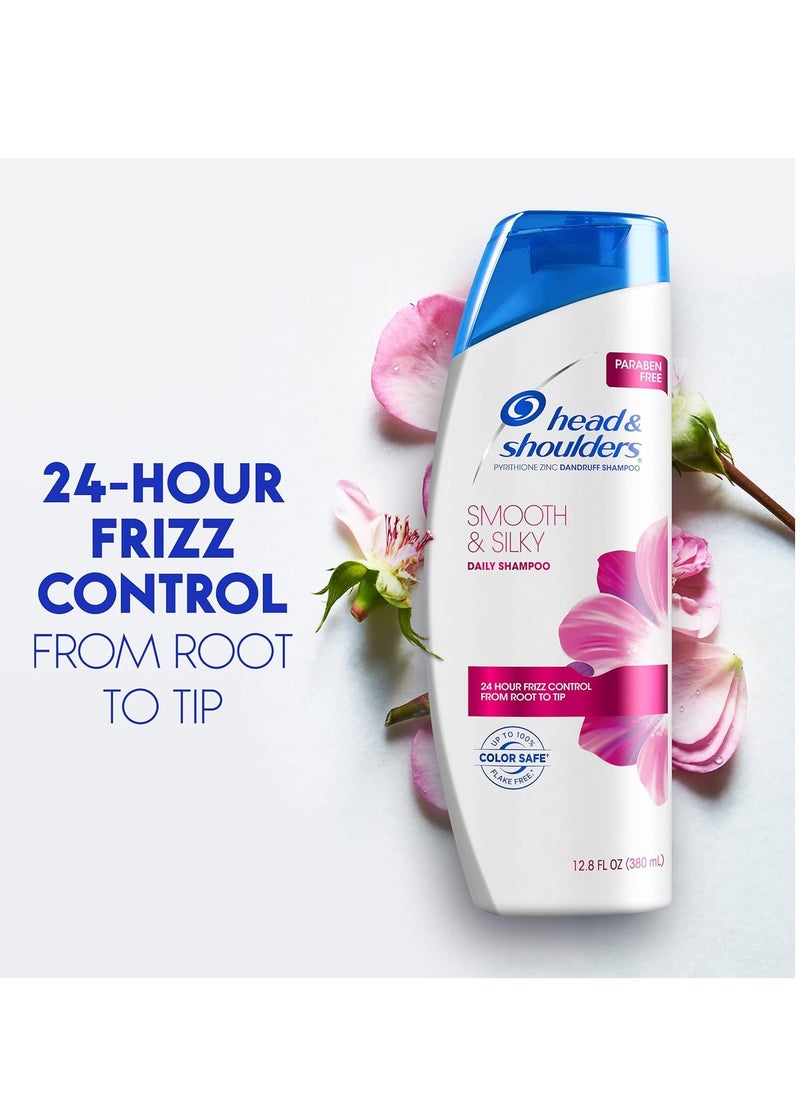Head & Shoulders Head & Shoulders Smooth & Silky Dandruff Shampoo and Conditioner Twin Pack, 23.4 Fluid Ounce  - Image 3
