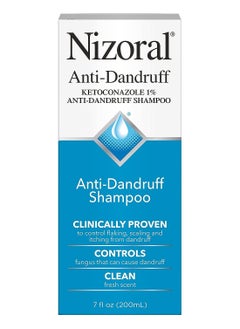 Nizoral Anti-Dandruff Shampoo with 1% Ketoconazole, Fresh Scent, 7 Fl Oz