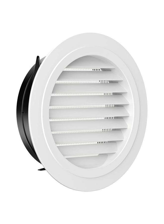 Hon&Guan 8'' Soffit Exhaust Vent, 8 Inch Round Wall Vent Cover for Bathroom Office Home (ø200mm) - Image 1