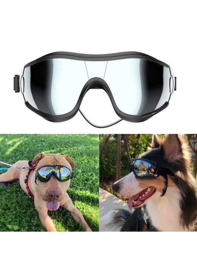 NVTED Dog Sunglasses Dog Goggles, UV Protection Wind Protection Dust Protection Fog Protection Pet Glasses Eye Wear Protection with Adjustable Strap for Medium or Large Dog (Pack of 1) - Image 1