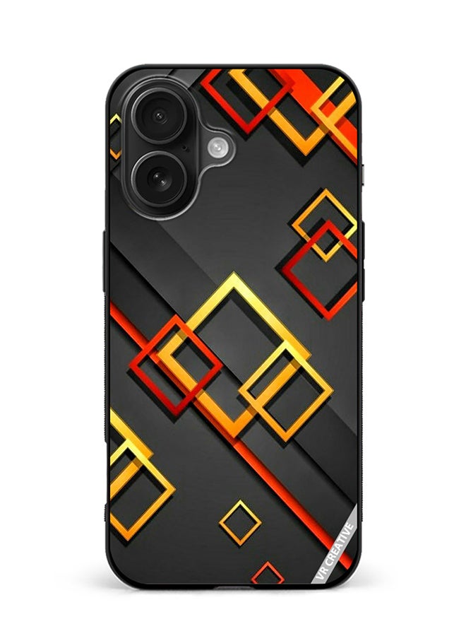 VR CREATIVE Protective Case Cover For Apple iPhone 16 Abstract Design Multicolour