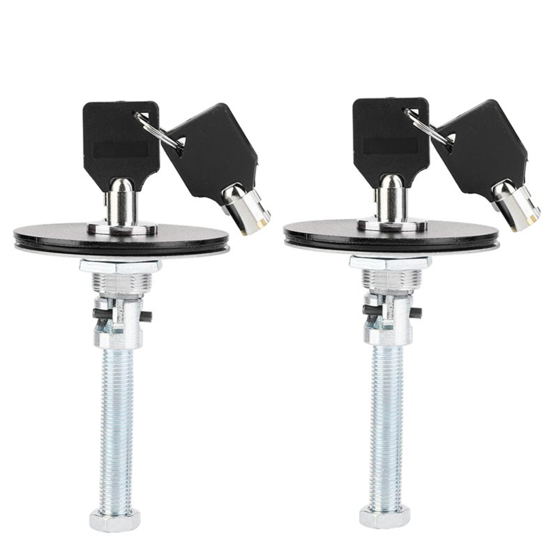 Aluminum Hood Lock Pin Kit - High Strength Alloy Fastens Hood Tightly - Bolt-Like Closure for Maximum Durability - Professional Rally Car Engine Hood Cover Lock for Safety - Image 2