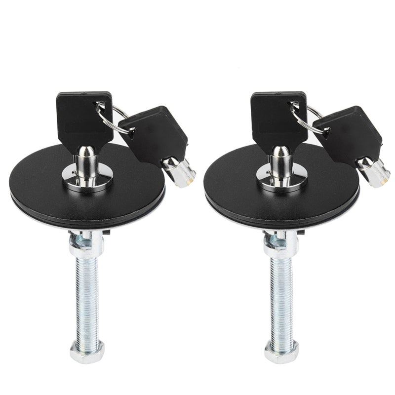 Aluminum Hood Lock Pin Kit - High Strength Alloy Fastens Hood Tightly - Bolt-Like Closure for Maximum Durability - Professional Rally Car Engine Hood Cover Lock for Safety - Image 1