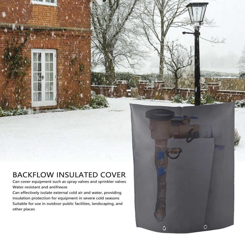 Regional central warehouse stock Backflow Insulated Cover, Winter Outdoor Backflow Device Valve Insulation Cover, for Outdoor Public Facilities and Garden Landscaping (16W*20H inch) Smooth joint Leakproof sealed Ergonomic build Stable local goods source Global upgraded economical craftsmanship Carefully selected material Globally trusted quality Treated anti-rust metal All-scene compatible build User feedback upgraded quality Field test upgraded craftsmanship Precision polished solid material User tested optimized build Cost saving design picks Well-engineered versatile build Scheduled warehouse deliver High precision lightweight material Global assorted color picks Simple practical structure Authorized haulage delivery Various size alternatives All-season available stock Compact trendy practical build General need oriented design - Image 2