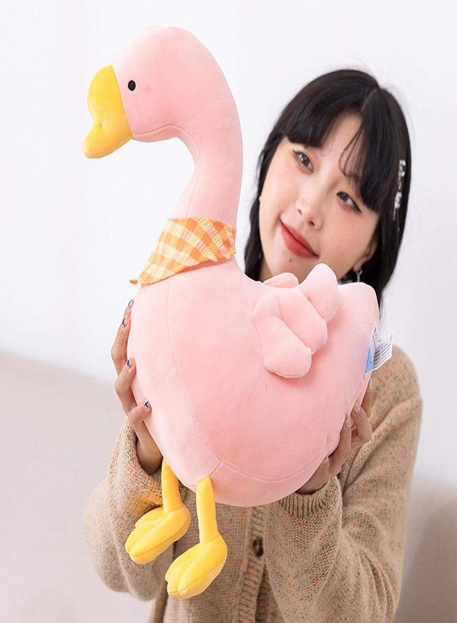 Tickles Cute Duck Soft Stuffed Plush Animal Toy for Kids Birthday Gift (Color: Pink ; Size: 25 cm) - Image 1